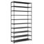 Artiss 10-Tier Shoe Rack Stackable 50 Pairs Black Carousel 1