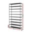 Artiss 10-Tier Shoe Rack Stackable 50 Pairs Black Carousel 2