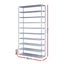 Artiss 10-Tier Shoe Rack Stackable 50 Pairs Grey Carousel 3
