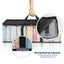 DVD Storage Bags (Set of 2) Clear PVC Media Holder Case with Handles for DVDs Carousel 6