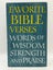Favorite Bible Verses: Words of Wisdom, Strength and Praise by Kitty McDonald... Carousel 1