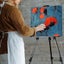 STORFEX Portable Height Adjustable Easel for Painting Carousel 6