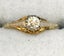 18ct Hand Finished Estate Diamond Solitaire Ring Estate Value $1,850.- Carousel 2
