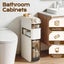 4 Tier Bathroom Cabinet Storage Cart Trolley Cupboard Carousel 4