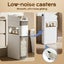 4 Tier Bathroom Cabinet Storage Cart Trolley Cupboard Carousel 8