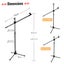 Microphone Holder Floor Tripod Stand Carousel 8