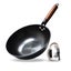 Traditional Uncoated Iron Wok with Lid 32cm Carousel 1