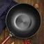 Traditional Uncoated Iron Wok with Lid 32cm Carousel 4