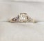 Elongated cushion old mine cut diamond 1 carat 18ct gold- Handmade Carousel 10