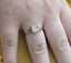 Elongated cushion old mine cut diamond 1 carat 18ct gold- Handmade Carousel 9