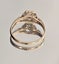 Elongated cushion old mine cut diamond 1 carat 18ct gold- Handmade Carousel 8
