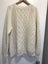 CREAM ARAN PURE WOOL JERSEY <$$1-00RES> QUALITY HAND MADE > Carousel 8