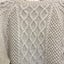 CREAM ARAN PURE WOOL JERSEY <$$1-00RES> QUALITY HAND MADE > Carousel 11