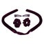 heatless curling rod curling rod headband heatless hair curler hair curl ribbon Carousel 2