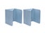 2 X Kitchen Cooking Anti Splatter Oil Splash Shield Guard Blue Carousel 3