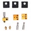 Silicone Insulation Sleeves Aluminum Heater Blocks 3D Printer Extruder Kits Part Carousel 2
