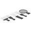 afro comb hair styling comb 5pcs Stainless Steel Afro African Hair Pick Comb Carousel 1