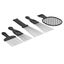 afro comb hair styling comb 5pcs Stainless Steel Afro African Hair Pick Comb Carousel 2