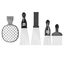 afro comb hair styling comb 5pcs Stainless Steel Afro African Hair Pick Comb Carousel 4