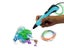 Kid 3D Printing Pen and 13 Rolls PLA Filament Set Children DIY Drawing Pen Blue Carousel 3