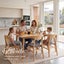 Levede 4x Dining Chairs Kitchen Chair Natural Wood Linen Fabric Cafe Lounge Seat Carousel 8