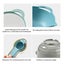 8Pcs Plastic Basin Set Drain Basket Washing Mixing Bowl Kitchen Baking Tools Carousel 4