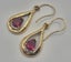 9CT YG RUBY EARRINGS #B21126495-2 Carousel 1