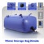400L Water Bladder Bag Emergency Camping Container Large Foldable Portable Tank Carousel 7