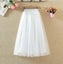Maxi Long Tulle Skirt Women Autumn Winter Elastic High Waist Ball Gown Sk Carousel 4