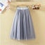 Maxi Long Tulle Skirt Women Autumn Winter Elastic High Waist Ball Gown Sk Carousel 5