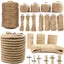 1-14mm Natural Jute Twine Vintage Jute Rope Cord String Twine Burlap For Carousel 1