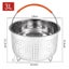 304 Stainless Steel Steamer Basket Instant Pot Accessories for 3/6/8L Ins Carousel 4