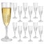 30 Pcs Plastic Champagne Glasses, 120ML Plastic Cocktail Glasses, Eco-Friendl... Carousel 1