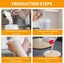 2PCS Handheld Muffin Batter Mixing Bottle with Scale, Pancake Batter Dispense... Carousel 5