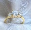 STUNNING 2CT MOISSANITE (SIM DIAMOND) 18KGB ENGAGEMENT RING SZ 10 * NO RES* Carousel 4