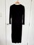 Max long sleeve black ribbed maxi dress szXS Carousel 2