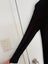 Max long sleeve black ribbed maxi dress szXS Carousel 3
