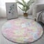 Super Soft Plush Round Rug Mat Fluffy White Carpets For Living Room Home Carousel 1