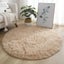 Super Soft Plush Round Rug Mat Fluffy White Carpets For Living Room Home Carousel 3
