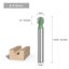 LAVIE 1pc 6mm Shank Ball Nose End Mill Round Nose Cove CNC Milling Bit Ra Carousel 4