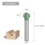LAVIE 1pc 6mm Shank Ball Nose End Mill Round Nose Cove CNC Milling Bit Ra Carousel 6
