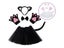 Children Black Cat Cosplay Costume Set With Ear Headband Carousel 3