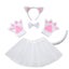 Children Black Cat Cosplay Costume Set With Ear Headband Carousel 4