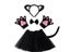 Children Black Cat Cosplay Costume Set With Ear Headband Carousel 5