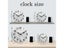 10 Or 12 Inch Silent Quartz Marble Wall Clock For Home Decor Carousel 3