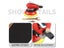 5" 6" Pneumatic Orbital Sander For Wood Metal Polishing Carousel 5