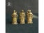 Bronze Taoism Three Gods Statue Feng Shui Home Decor Carousel 5