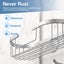 Bathroom Shower Caddy Hanging Shelf Storage Holder Rack Carousel 4