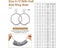 11 Pieces Ring Mandrel Sets Size 1 - 13 Jewelry Repair Tools Carousel 6