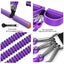 100 Lbs Resistance Band 4-Tube Pedal Puller Elastic Exerciser Carousel 8